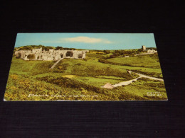 64062-          WALES, MANORBIER CASTLE AND CHURCH - Pembrokeshire