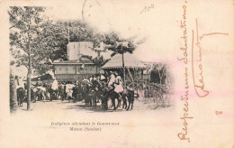 Soudan - Indigènes Attendant Le Gouverneur Matam - Animé- Carte Postale Ancienne - Sudan