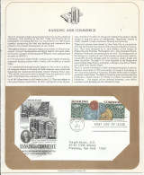 USA 1975 - BANKING AND COMMERCE - CPL. SET SE-TENANT - FDC - Altri & Non Classificati