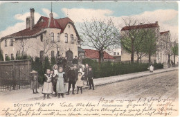 BÜTZOW Mecklenburg Wilhelmstrasse Kinder Gruppe Belebt Color 14.1.1904 Gelaufen Nach Güstrow - Buetzow