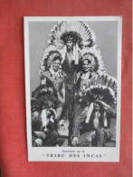 Indianer, Federbusch, Souvenir De La Tribu Des Incas    Ref 6154 - Amerika