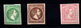 España Nº 157, 160/1. Año 1874/75 - Neufs
