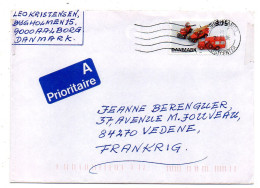 Danemark--1996--AALBORG Pour VEDENE-84 (France)--timbre N°1115  Tekno Pompiers  Seul Sur Lettre..cachet - Briefe U. Dokumente