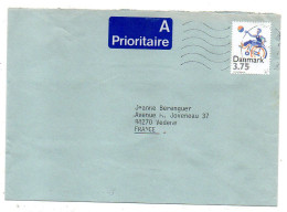 Danemark--1996--VEKSO Pour VEDENE-84 (France)--timbre N°1123  Basket Handicapés  Seul Sur Lettre..cachet - Cartas & Documentos