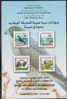 2002-Tunisie/ Y&T 33 - Animaux Particuliers Du Parc National Zembra Et Zmbretta /  Perforated Minisheet .MNH/*** - Conigli