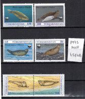 CHCT4 - Seals, Fauna, Complete Series, MNH Stamps, 1993 Turkmenistan - Turkménistan