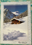 Image De Montagne - Sur Le Chemin Enneigé - Rhône-Alpes