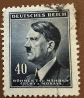 Bohemia & Moravia 1942 Hitler 40 H - Used - Gebraucht