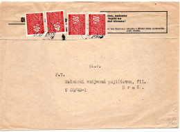 59448 - Deutsches Reich / Böhmen & Mähren  - 1940 - 2@40h Portomken MiF A OrtsZUBf BRUENN - Cartas & Documentos