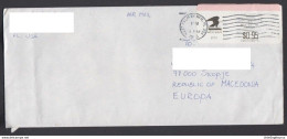 USA, COVER, LABEL / REPUBLIC OF MACEDONIA   (009) - Cartas & Documentos