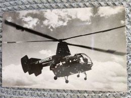 HELICOPTER US NAVY MARINES KAMAN HOK-1 Circa 1958 INFO ON THE BACKSIDE - Helicopters