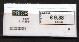 Frankeersticker Blankenberge 9,88€ 11.4.23 - 2020-…