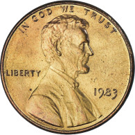 Monnaie, États-Unis, Lincoln Cent, Cent, 1983, U.S. Mint, Philadelphie, TTB+ - 1959-…: Lincoln, Memorial Reverse