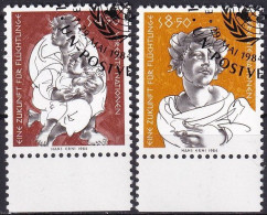 UNO WIEN 1984 Mi-Nr. 43/44 O Used - Aus Abo - Used Stamps