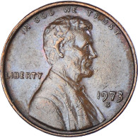 Monnaie, États-Unis, Lincoln Cent, Cent, 1973, U.S. Mint, San Francisco, TTB - 1959-…: Lincoln, Memorial Reverse