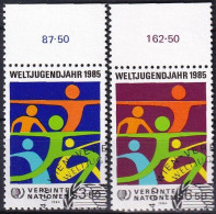 UNO WIEN 1984 Mi-Nr. 45/46 O Used - Aus Abo - Gebruikt