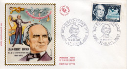 FDC Lettre Premier Jour Blois Le 16/10/1971 Le N°1690 Robert HOUDIN - Illusionniste - 1970-1979