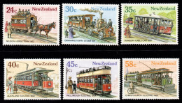 NEW ZEALAND 1985 "VINTAGE TRAMS" SET MNH - Unused Stamps