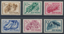 Trieste B STT - Vujna 1952  Sport 6 V Set, MI 60/66 MNH** - Mint/hinged