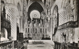 DURHAM CATHEDRAL, CHURCH, CHOIR AND BISHOP'S THRONE, UNITED KINGDOM - Durham City