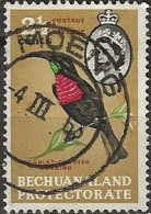 BECHUANALAND 1961 Birds - 2½c. Scarlet-chested Sunbird FU - 1885-1964 Bechuanaland Protectorate