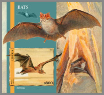 LIBERIA 2023 MNH Bats Fledermäuse Chauves-souris S/S I - IMPERFORATED - DHQ2333 - Bats