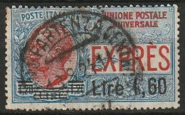 1924 Italia EXPRESS 1,60 Auf 1,20 Michel #205 Used - Poste Exprèsse