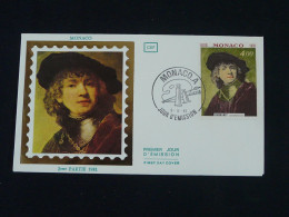 Art Tableau Paintings Rembrandt FDC Monaco 1981 - Rembrandt