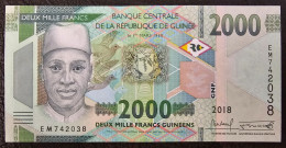 GUINEA- 2000 FRANCS 2018. - Guinée