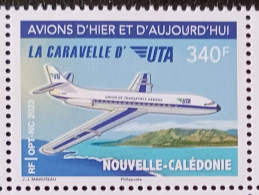 Caledonia 2023 Caledonie Avion CARAVELLE  UTA Aviation Airplane 1v Mnh - Neufs