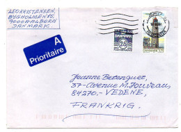 Danemark--1996--AALBORG Pour VEDENE-84 (France)--Composition Timbres ( Phare)  Sur Lettre.....cachet - Briefe U. Dokumente