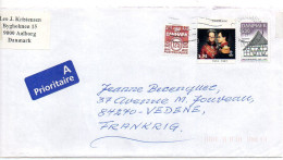 Danemark--1997--AALBORG Pour VEDENE-84 (France)--Composition Timbres (couple Royal)  Sur Lettre.....cachet - Covers & Documents