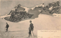 Claridenstock Teufelstock Bergsteiger Seilschaft Alpinistes Cordée Teufel Stock Clariden Silenen - Silenen