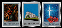 NEW ZEALAND 1983  " CHRISTMAS " SET MNH - Unused Stamps