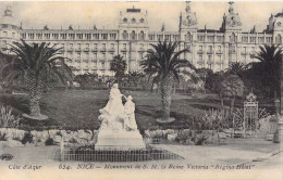 FRANCE - 06 - Nice - Monument De S.M. La Reine Victoria " Régina Hôtel " - Carte Postale Ancienne - Bauwerke, Gebäude