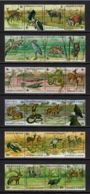 Burundi 1977 Mi# 1331-1378 Used - 12 Strips Of 4 (incl. Air Post) - African Wildlife (I-II) - Oblitérés