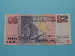 2 Dollars > Singapore ( See Scans ) Circulated XF ! - Singapore