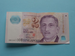 2 Dollars > Singapore ( See Scans ) Circulated XF ! - Singapur