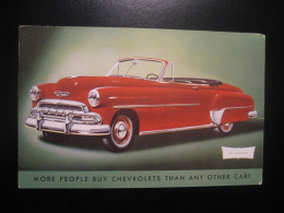 CHEVROLET Chevrolets Car Auto Broadway Oakland California USA Postcard - Oakland