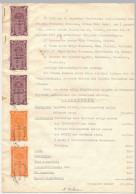 SUEDE - Inventaire Sur Trois Pages - 6 Timbres Fiscaux - 1963 - Revenue Stamps