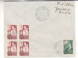 Croix Rouge - Finlande - Lettre De 1949 - Oblit Helsinki - Exp Vers Nevala - - Covers & Documents