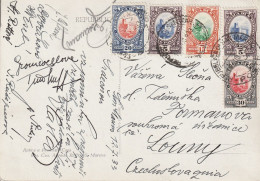 Saint Marin Carte Pour La Tchécoslovaquie 1933 - Briefe U. Dokumente