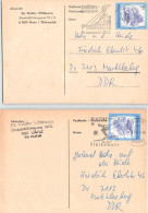 ÖSTERREICH - 2 POSTKARTEN 1976 GRAZ - MARKKLEEBERG/GDR / 2082 - Storia Postale