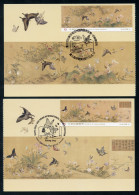 TAIWAN (2023) Cartes Maximum Cards - Taipei 2023 39th Asian Stamp Exhibition, Myriad Butterflies, Papillons, Mariposas - Cartes-maximum