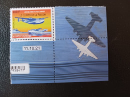 Caledonia 2021 Caledonie Avion LE CLIPPER PAN AM Aviation Seaplane Hydravion 1v Mnh CORNER DATE - Ongebruikt