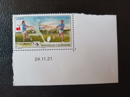 Caledonia 2022 Caledonie Hope Young RUGBY FFR Oval Balloon Espoir 1v Mnh CORNER DATE - Nuevos