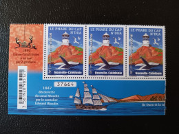 Caledonia 2022 Caledonie Lighthouse CAP N'DUA Phare Leuchtturm Faro 3v Mnh STRIP NUMBER 37664 - Neufs