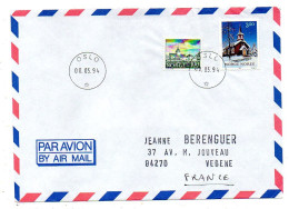 NORVEGE--1994--OSLO Pour VEDENE-84 (France).  Beaux Timbres ...cachet - Briefe U. Dokumente