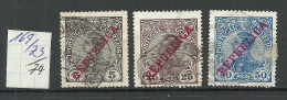 PORTUGAL 1910 Michel 169 & 173 - 174 O - Oblitérés