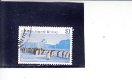 ANTARTICO TERRITORIO AUSTRALIANO  1985 - Yvert  72° - Pinguini - Gebruikt